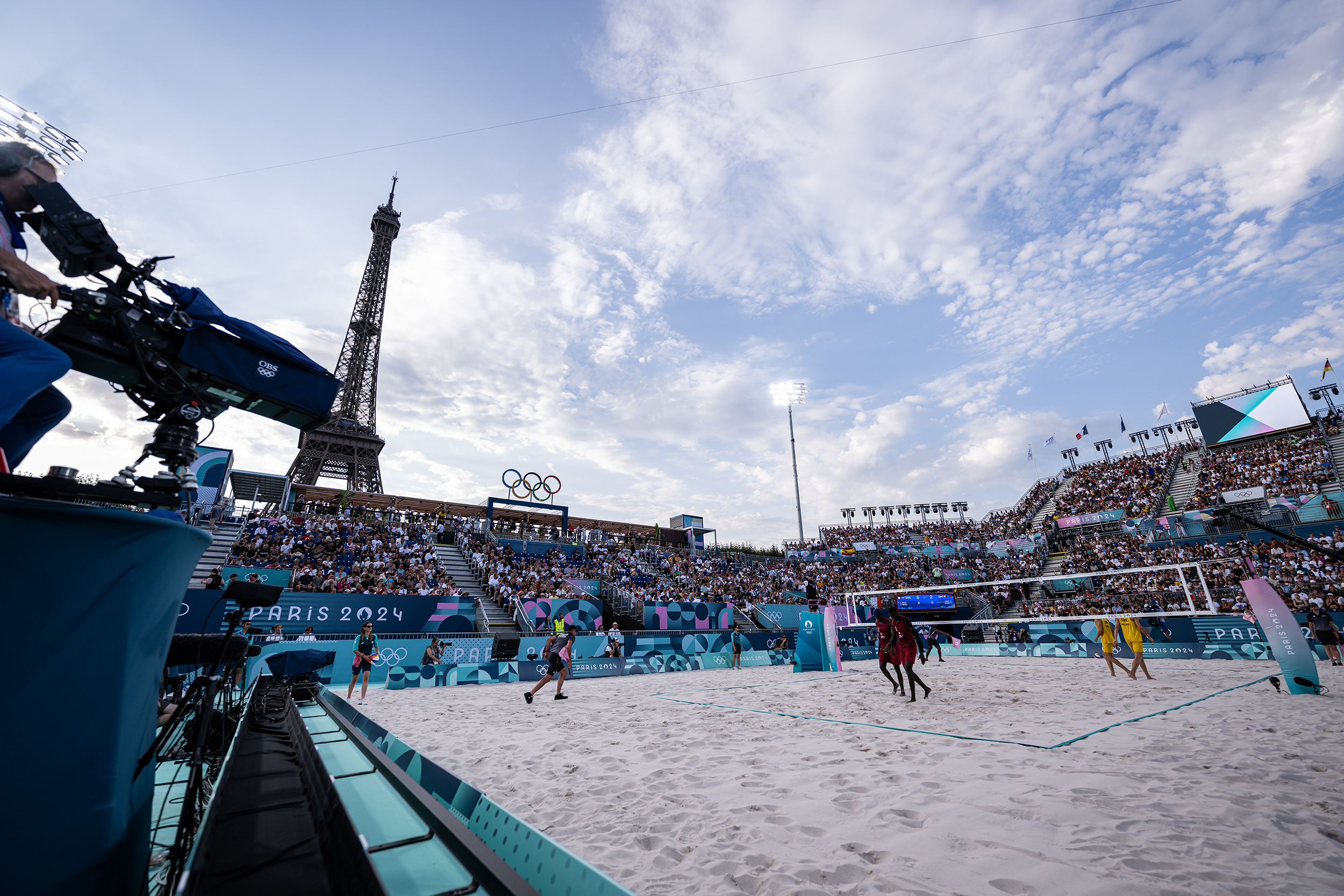 GES/ XXXIII Olympische Sommerspiele Paris, Day03, Beachvolleyball, 29.07.2024