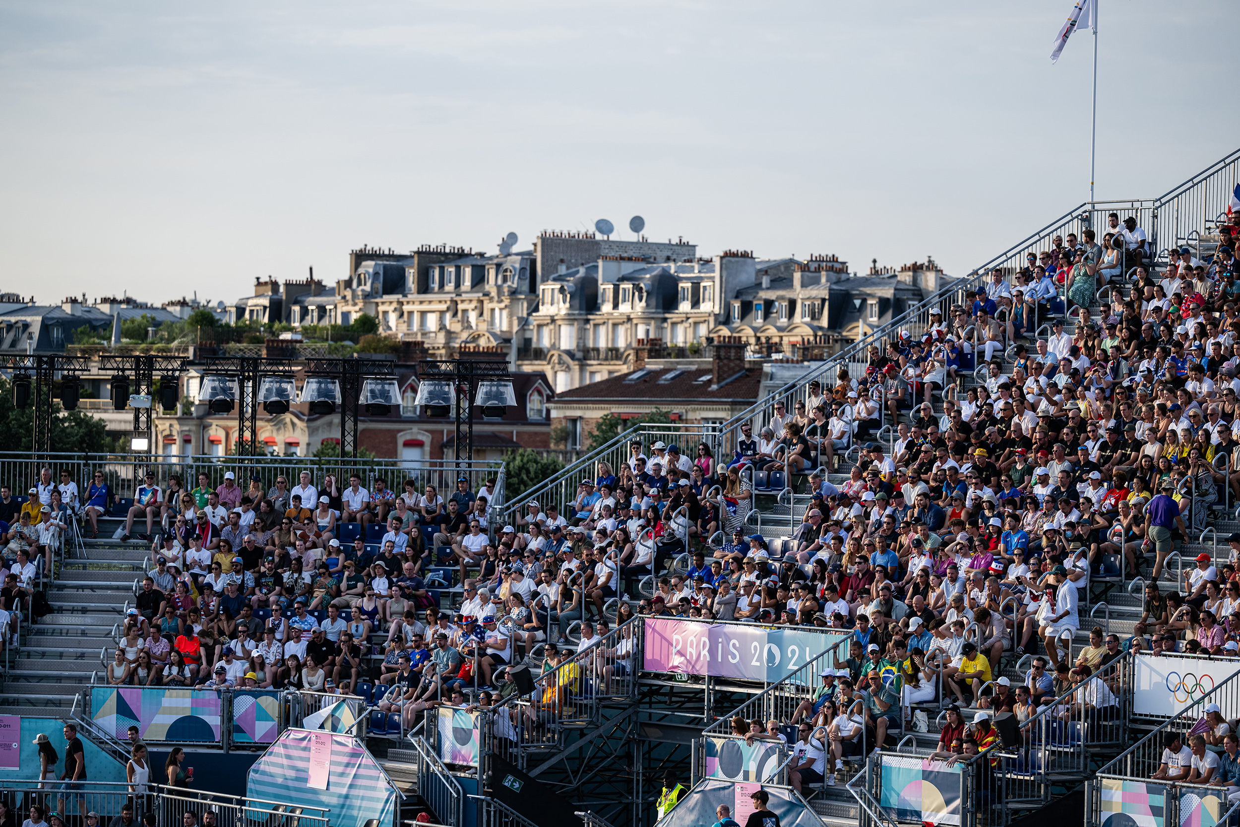 GES/ XXXIII Olympische Sommerspiele Paris, Day03, Beachvolleyball, 29.07.2024