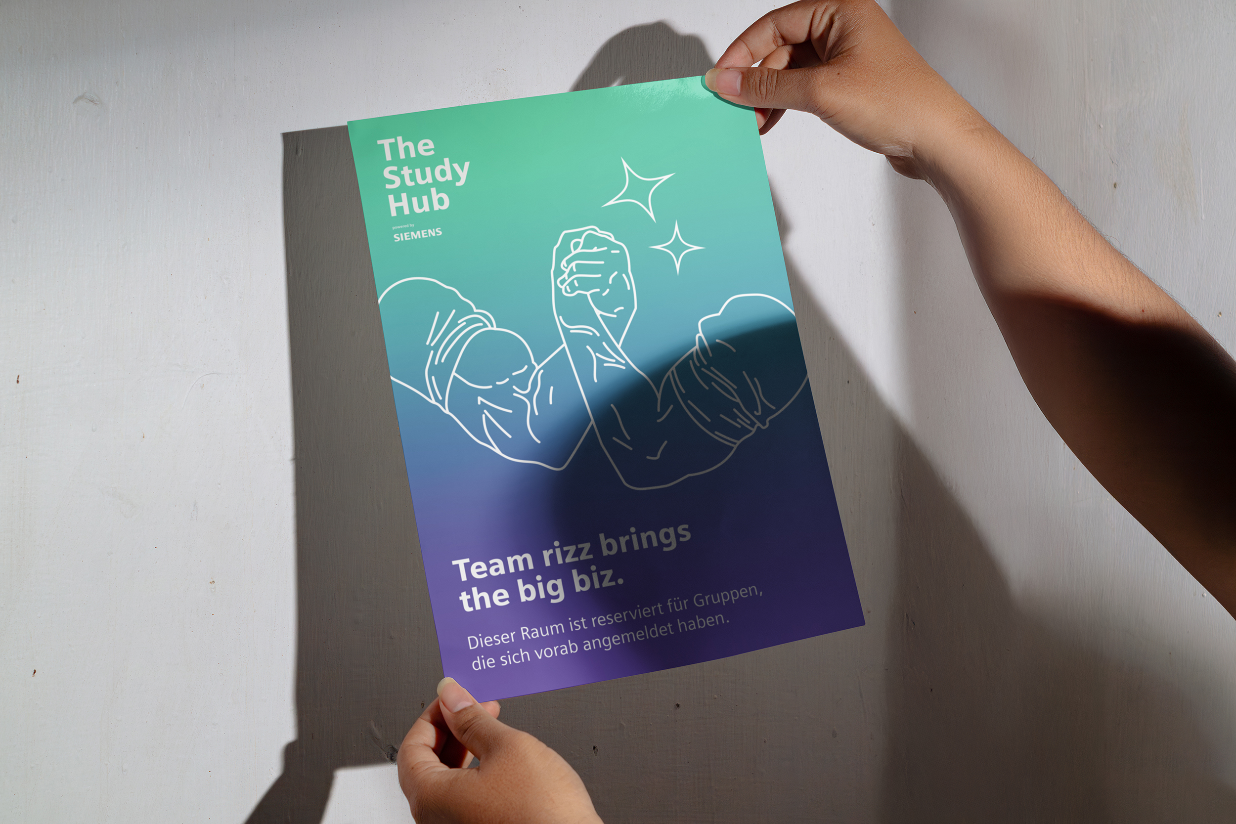 StudyHub Signaletik im The Dome